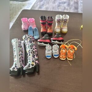 Lot of 8 Rainbow High Boots/Shoes